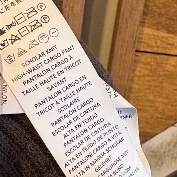 ALO Yoga Scholar Knit High-Waist Cargo Pants size Medium - Picture 7 of 9